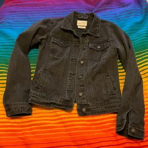 Black denim jacket xs